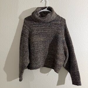 Warm Brown / Colored Turtleneck Sweater